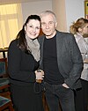 Lukáš Vaculík a jeho manželka Lucie Kršáková na křtu knihy