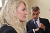 Andrej Babiš a Jana Nagyová u soudu. (26.5.2025)