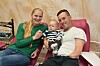 Jiří Fojtík se synem Jurajem a manželkou Mirkou.