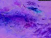 Pohled na Česko z družice METOP3.