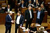 Tomio Okamura a další poslanci SPD ve Sněmovně (14.11.2025)