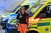 Pavlína Holčíková je první ženou v kraji, která řídí sanitku.