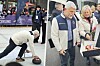 Prezidentský pár si na Olympijském festivalu v Českých Budějovicích vyzkoušel curling (11. 2. 2026)