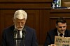 Ministr zahraničí Macinka (Motoristé) vytáhl při projevu Petra Pavla ve Sněmovně Rudé právo (3.3.2026)